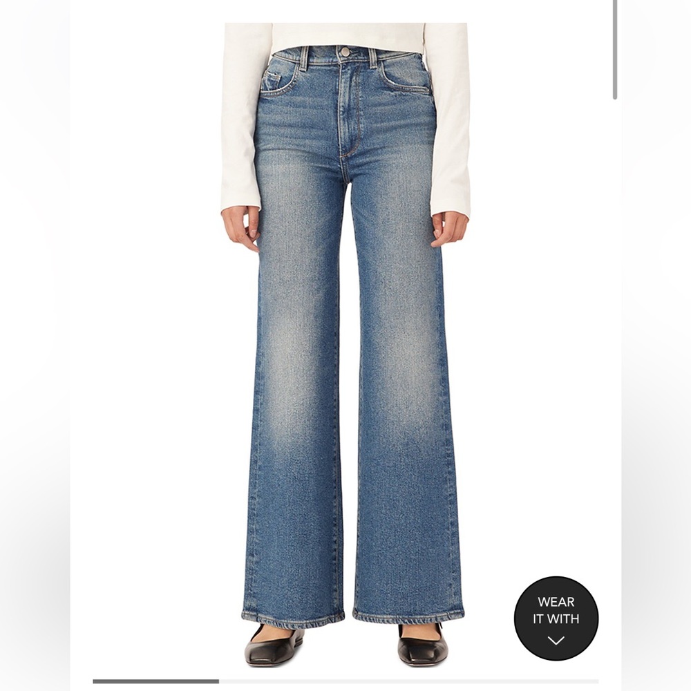 dl1961 hepburn high rise wide leg jeans